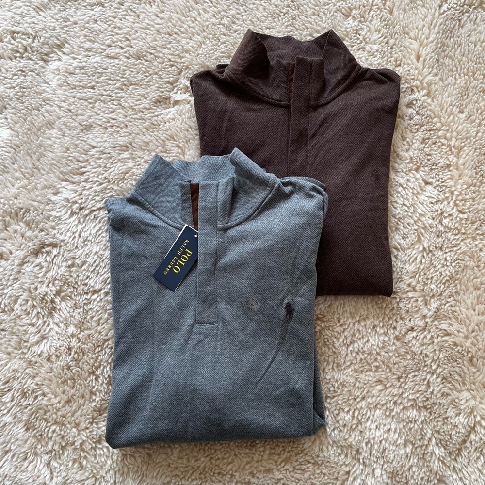 Two XL Polo Ralph Lauren Quarter Zip